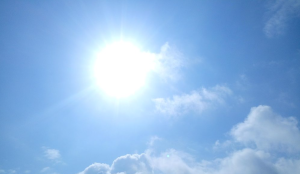 Belize basking in sunshine today