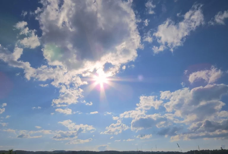 Perfect skies for final day as a system brews far to the north