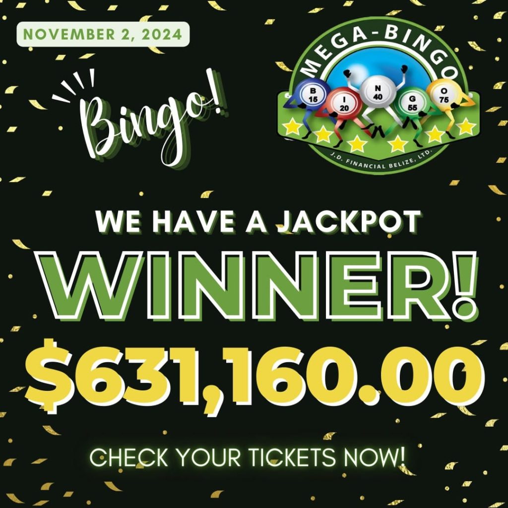 Belize’s latest Megabingo winner takes home $631,160
