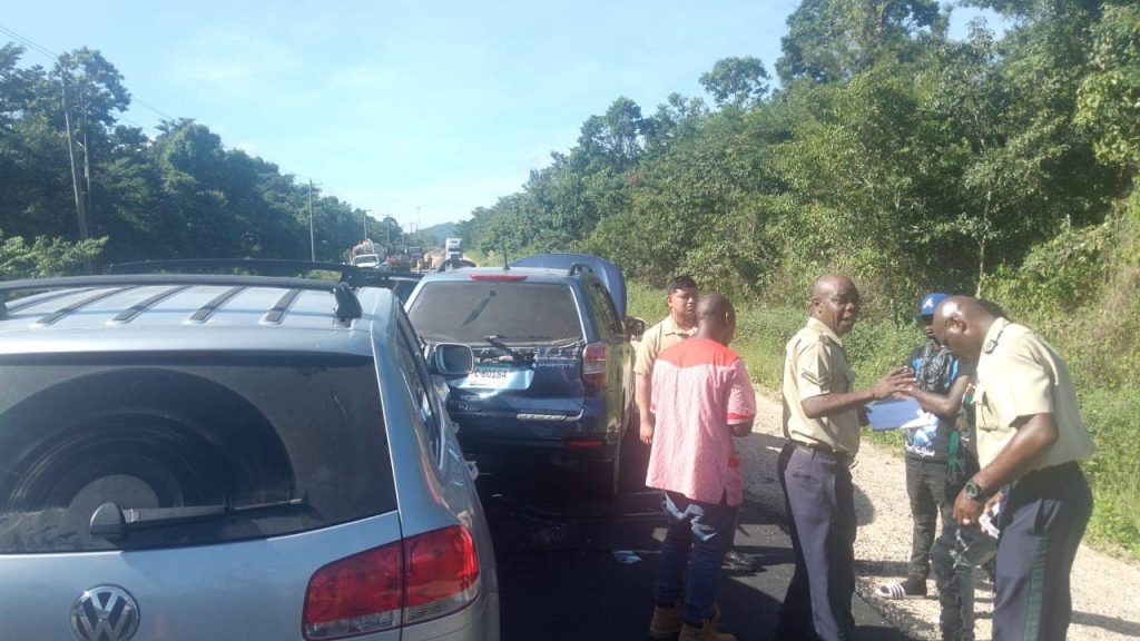 Serious traffic accident reported on Thomas Vincent Ramos Highway