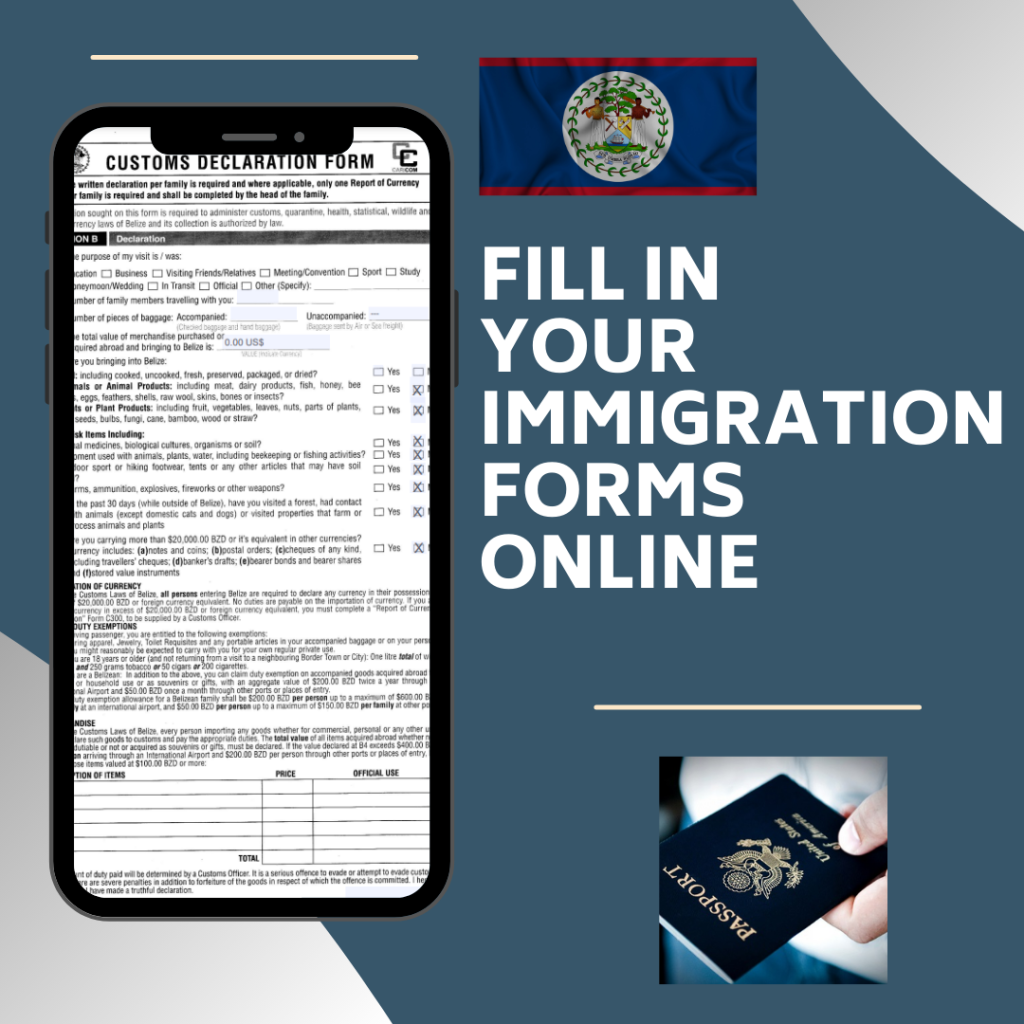 Belize introduces online immigration and customs forms for airport arrivals