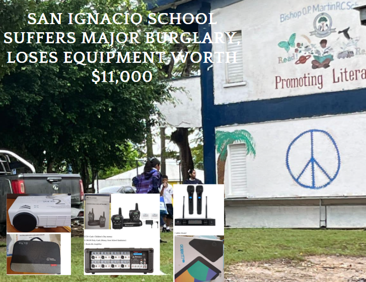 San Ignacio school suffers major burglary, loses equipment worth $11,000