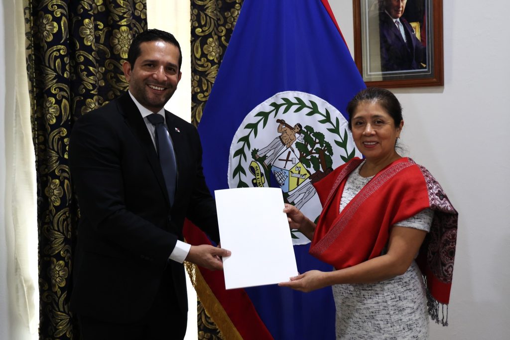 European Union and Panama envoys present credentials to Belize Governor General