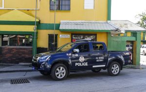 Police vehicle and civilian car collide in Belize City; Investigation underway