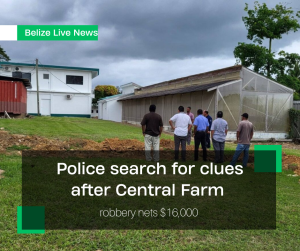 Police search for clues after Central Farm robbery nets $16,000