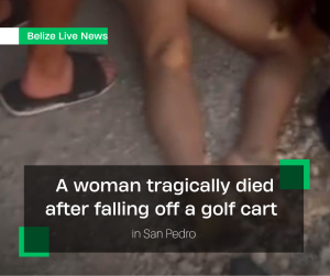 A woman tragically died after falling off a golf cart in San Pedro