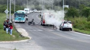 SUV catches fire on La Loma Luz Boulevard – Investigation underway