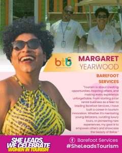 “Megs” Yearwood recognized for transforming Belize’s Tourism Industry
