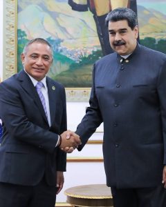 Venezuelan President Nicolás Maduro congratulates Belize’s PM on re-election