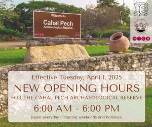 Cahal Pech Archaeological Reserve announces extended opening hours starting April 1st
