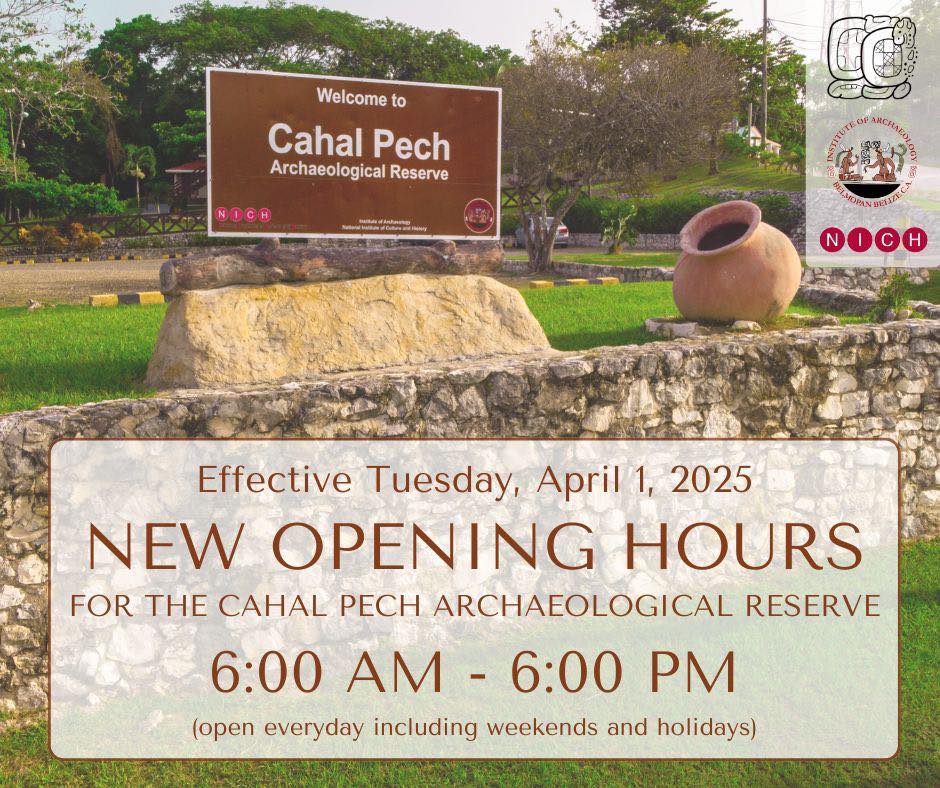 Cahal Pech Archaeological Reserve announces extended opening hours starting April 1st