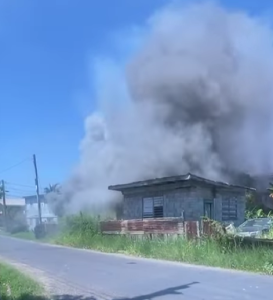 House goes up in flames in Lake Independence, residents watch in shock