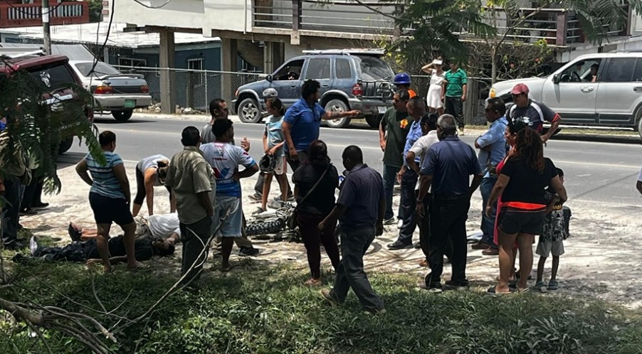 Motorcycle crash on Bullet Tree Road leaves two injured