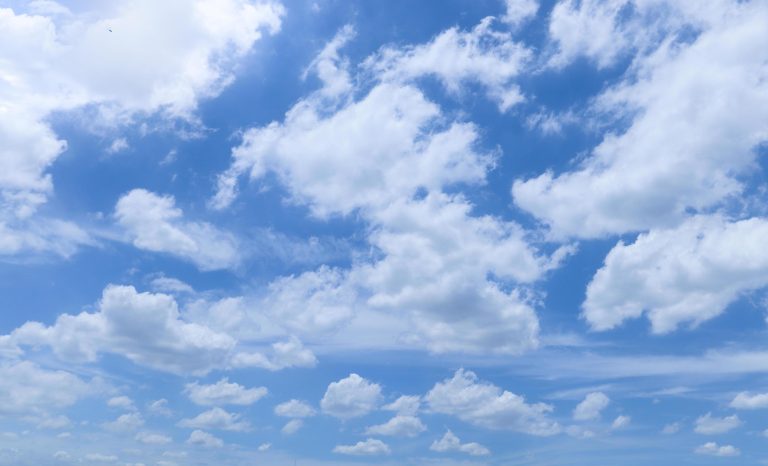 Warm and mostly sunny day ahead, with showers favouring the south