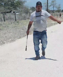 Budna lashed and chased in San Felipe during filming stunt