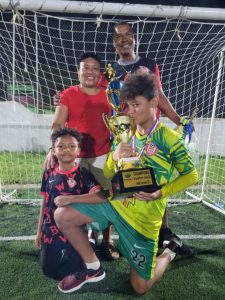 San Ignacio’s young goalkeeper Jadan Laurence is a rising star in Belizean football