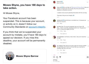 Shyne Barrow calls on Meta to reinstate his Facebook accounts