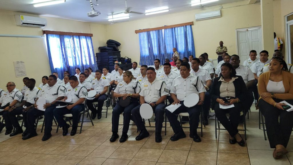 Belize Police officers honored after successful crimes investigative training