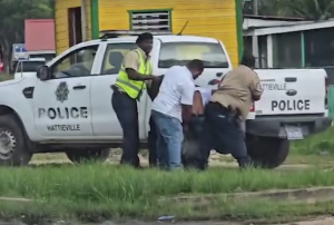 Police under fire after man beaten in chokehold at Hattieville checkpoint