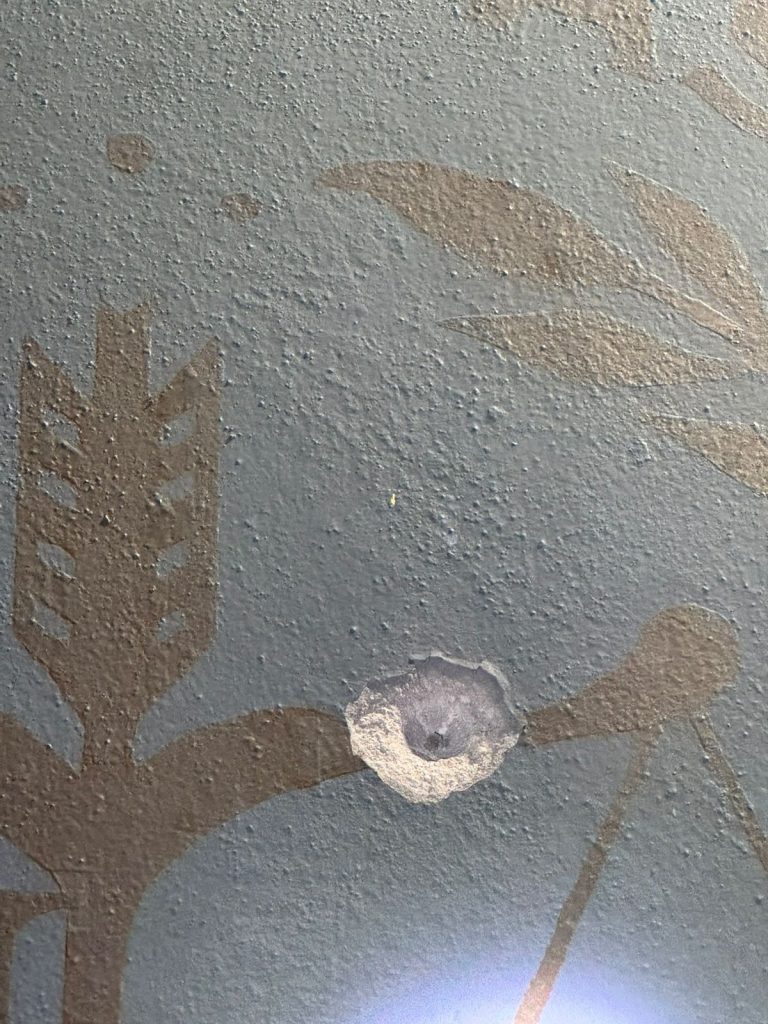 Attorney-at-law Dr. Lynden Jones’ Corozal home shot at