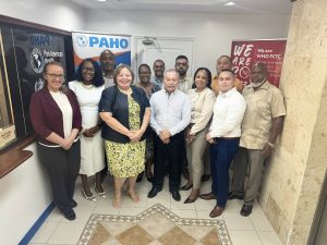 Opposition Leader Tracy Panton meets PAHO/WHO on Tobacco control bill