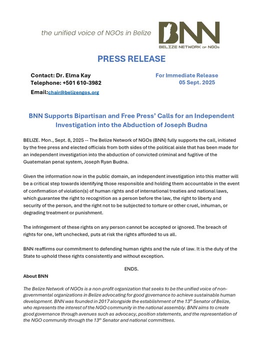 NGO Network demands transparency in Budna case