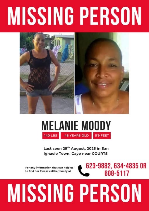 Concern grows as Melanie Moody remains missing in Cayo