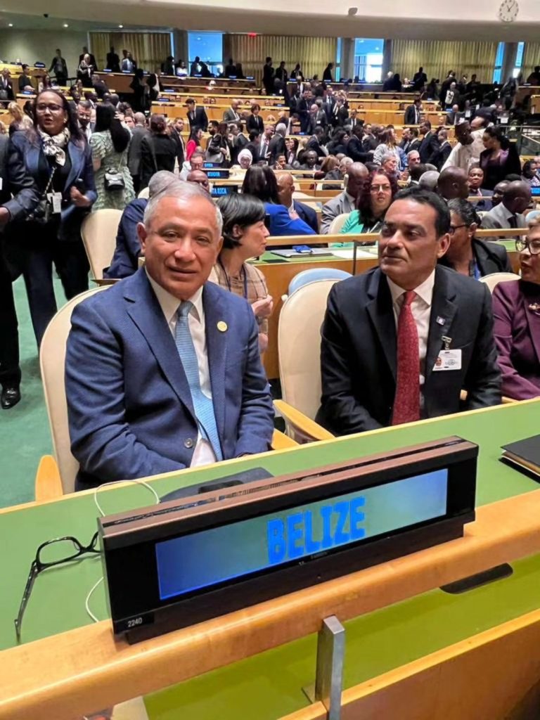 Prime Minister Briceño represents Belize at UN General Assembly