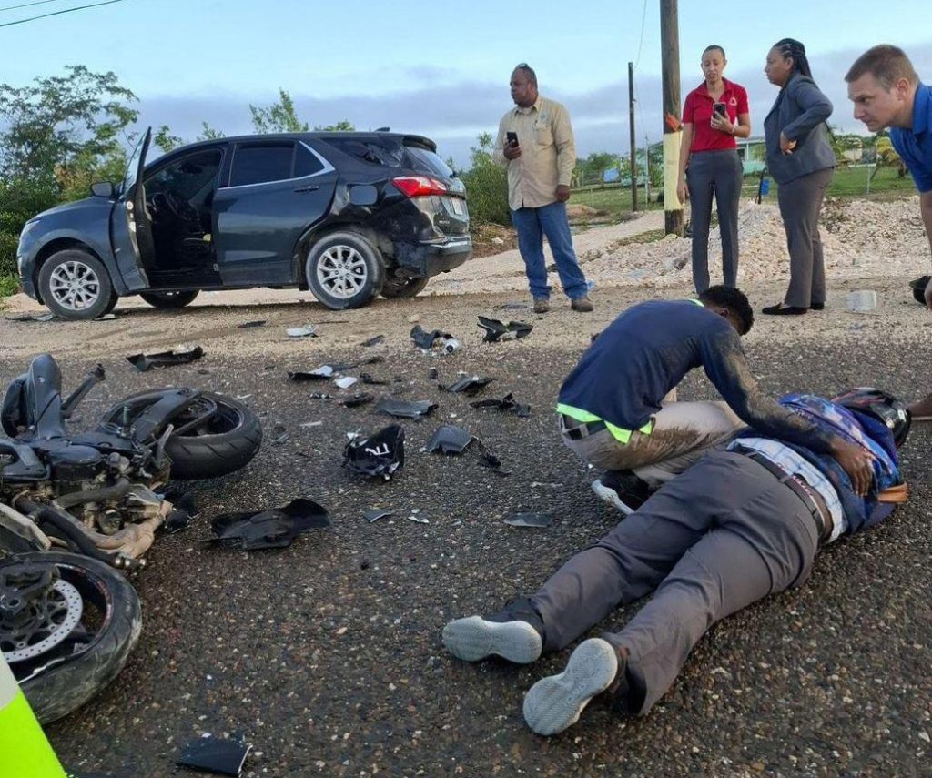 Two injured in early morning motorcycle accident near Hattieville