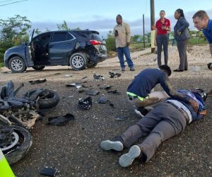 Two injured in early morning motorcycle accident near Hattieville