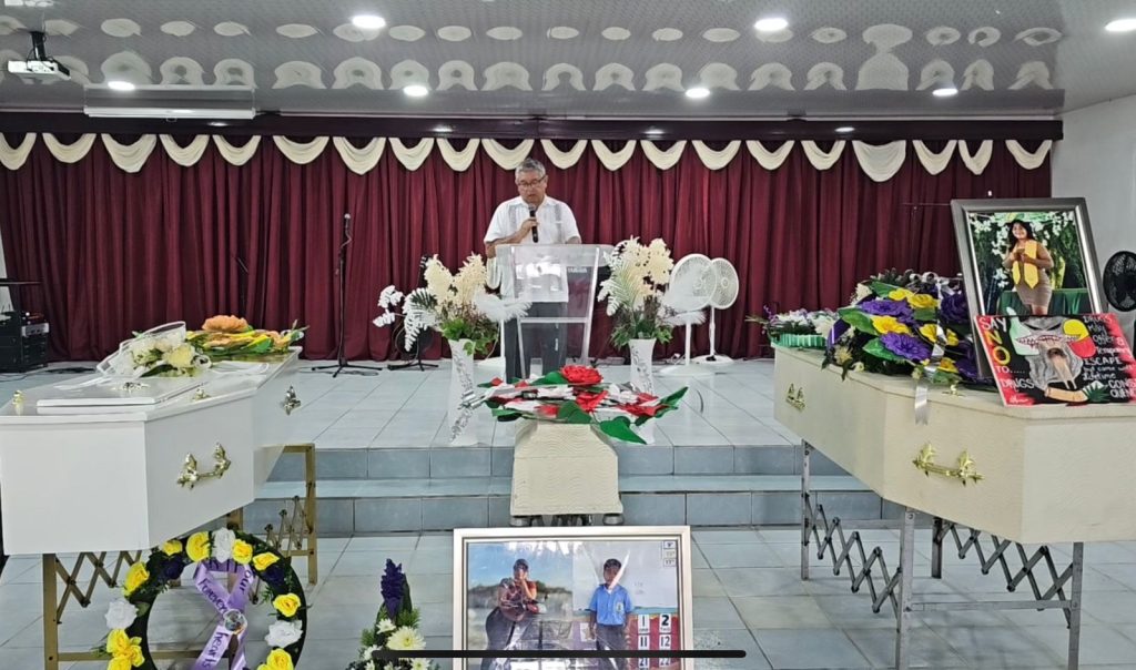 San Felipe says goodbye to Angelita Magaña and her two children