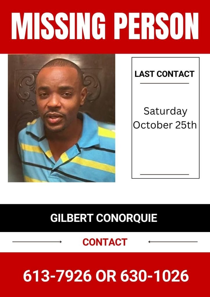 Family seeks help to find missing Belize City man, Gilbert Conorquie