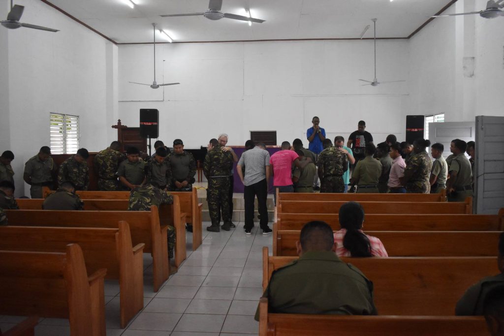 BDF hosts uplifting church service, reaffirming faith and resilience among soldiers