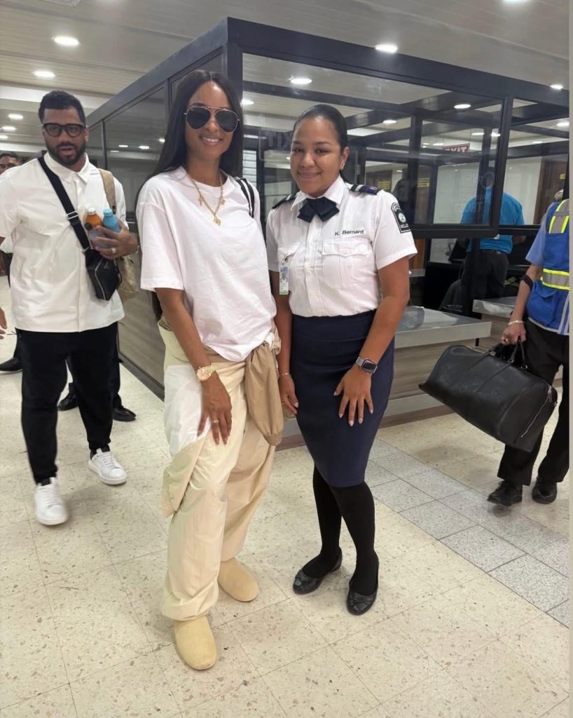 Superstar couple Ciara and Russell Wilson spotted arriving in Belize