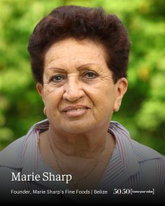 Marie Sharp makes Forbes 50 Over 50 global list