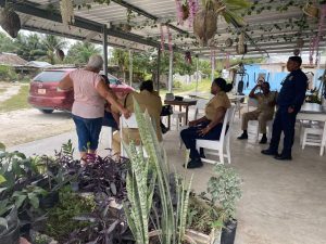 Police conduct meet and greet operation in Petville, Orange Walk