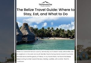 Belize gains global exposure in new feature