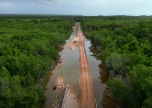 Drivers urged to use caution near Pueblo Nuevo Bridge