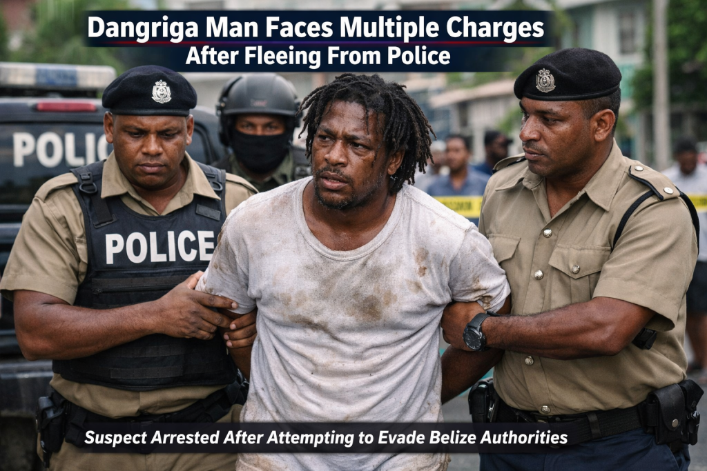 Dangriga man facing multiple charges after attempting to flee police