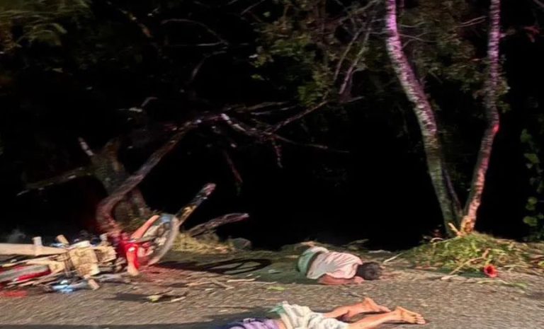 Motorcycle crash near Dollar sign leaves two hospitalized