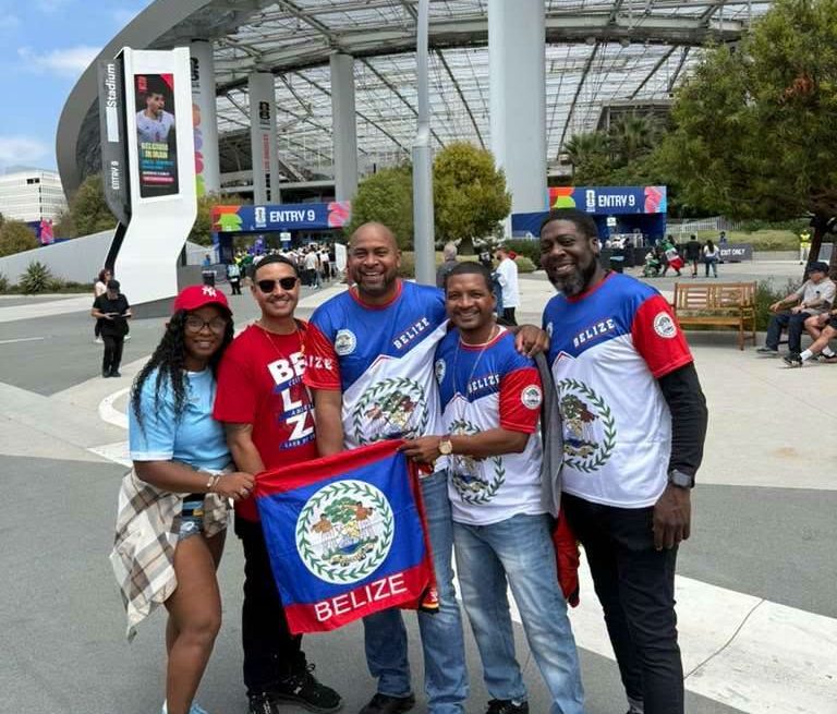 Belizeans bring the flag and the pride to the World Cup