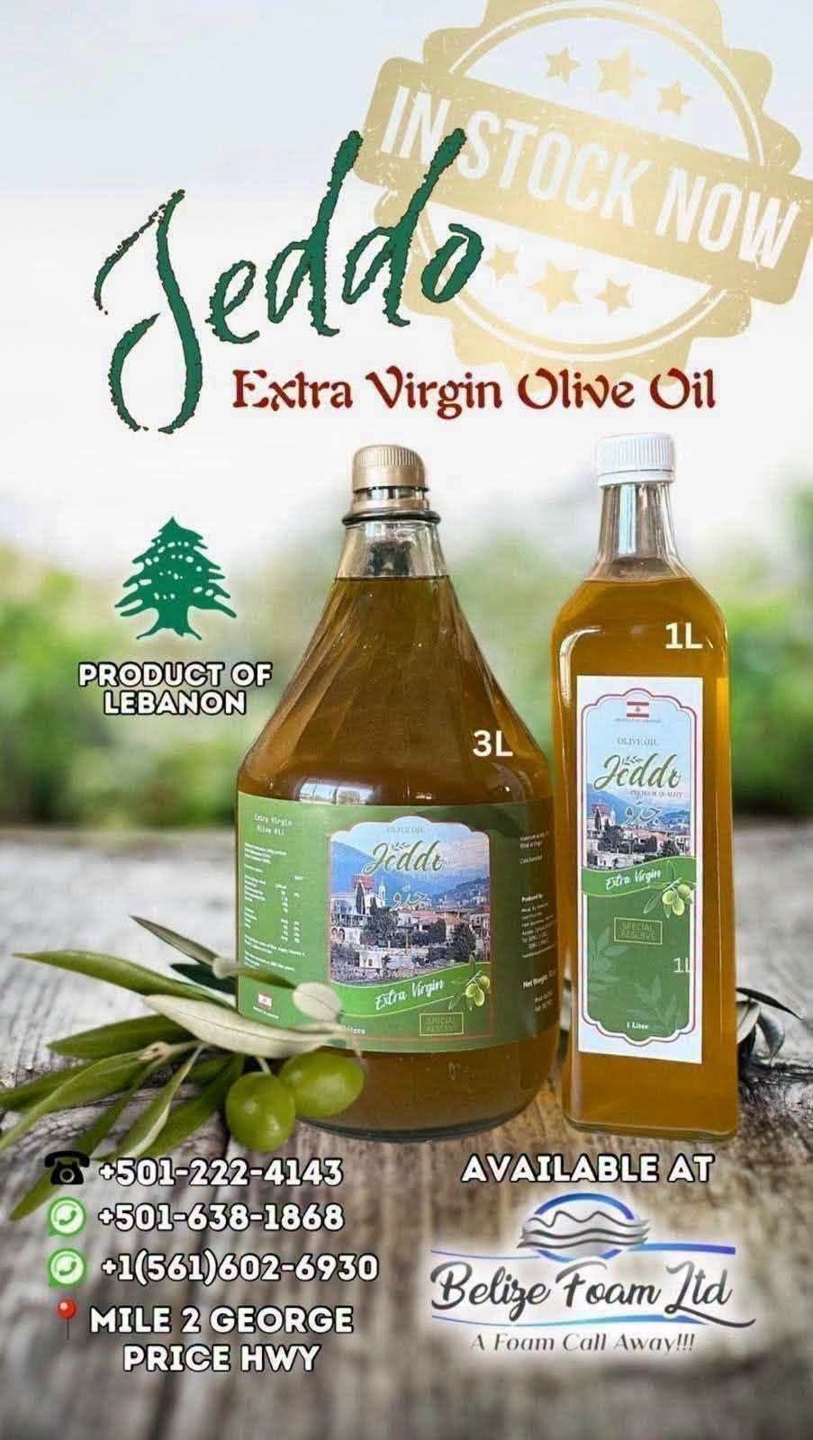 Bring the taste of Lebanon to your kitchen with Jeddo Olive Oil