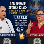 Loan debate sparks clash between PM Briceño and Opposition Leader