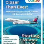 Five new US routes to connect with Belize