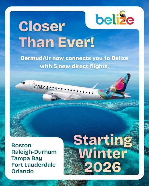 Five new US routes to connect with Belize