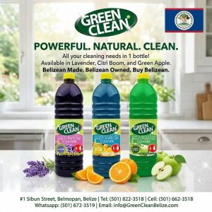 One bottle, all your cleaning needs: Green Clean is proudly Belizean