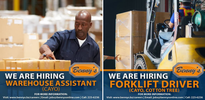 Benny's has two jobs waiting in the west, and one of them needs your forklift skills