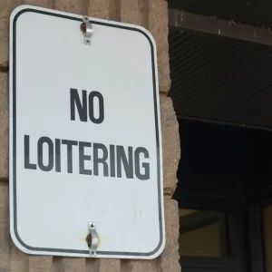 Loitering lands man before the court