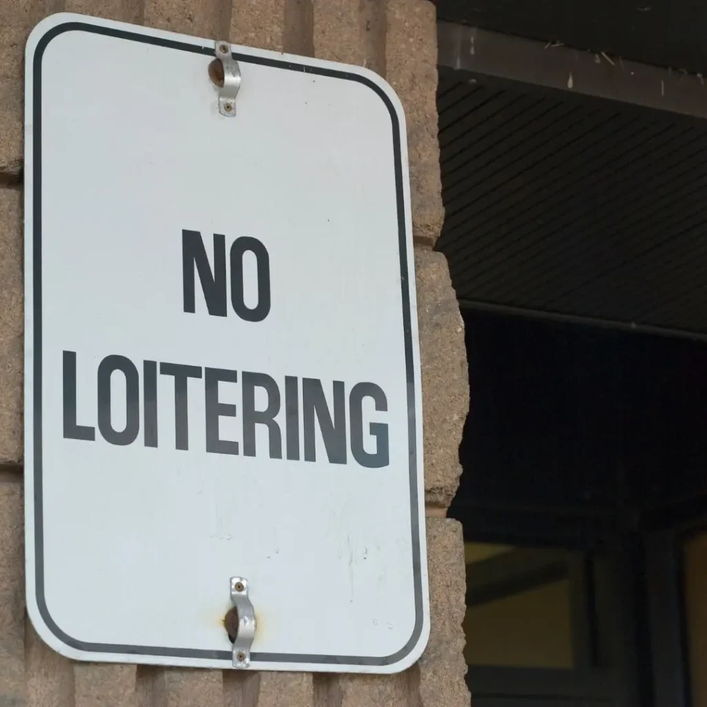 Loitering lands man before the court