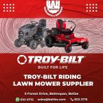 Grass by the acre? Stop pushing. BAH now sells Troy-Bilt riding mowers.
